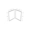 Azar Displays Clear Acrylic Double Photo Holder, Side by Side Dual Frame, Size 4'' W x 6'' H, 2PK 107726-GS-2PK - alternate 2